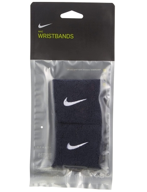 Nike Swoosh Wristbands 2pk - Navy